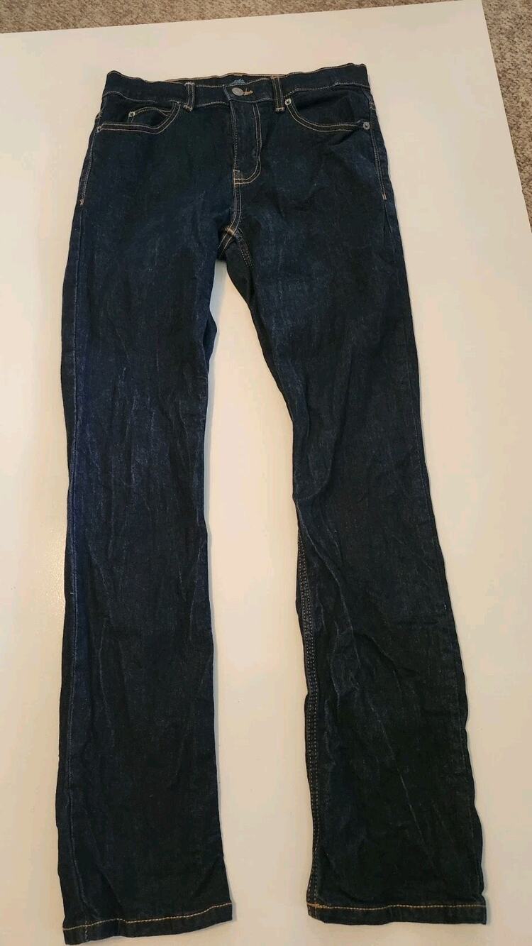 Thereabouts Boys Straight Fit Jeans Size 18 Slim Adjustable Waist Denim #543